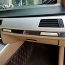 Carbon Fiber Copilot Water Cup Holder Panel Trim for BMW E90 E92 (Tri)