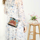 DIY Flower Special Shape Diamond Painting Leather Chain Shoulder Bag Clutch