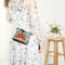 DIY Flower Special Shape Diamond Painting Leather Chain Shoulder Bag Clutch