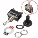 5Pcs Waterproof Toggle Flick Switch 12V ON/OFF Car Dash Light Metal 12V SP BMJ