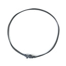 Natural Black Lava Stone Rock Beads Essential Oil Diffuser Leather Necklace