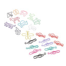 80pcs Music Symbols Animal Decors Metal Bookmarks File Documents Paper Clips