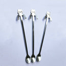 3-Pcs Lovely Cat Long Handle Hanging Spoons Stainless Steel Ice Tea Coffee