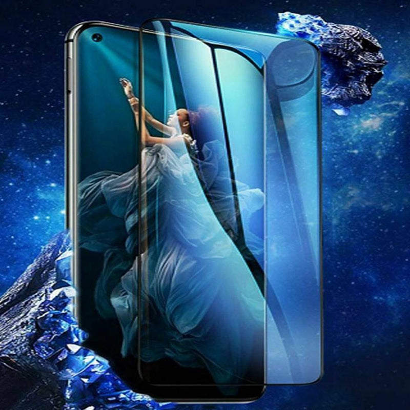 For Huawei Nova 5T - Full Cover Tempered Glass Screen Protector + Lens Film