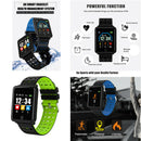Electronic Sports Bluetooth Smart Watch Alarm Clock 180mAh Men Women Green