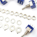 5Pcs MTS-203 AC 125V 6A ON/OFF/ON 3 Position DPDT Toggle Switch ME BX