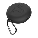 Silicone Portable Earphone Case w/Carbiner Black Protector for Huawei Freebuds 3