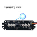 1pc Safety Driving Motorcycle Tail Lamp Warning Light Flash Strobe Brake W LEH