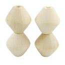20 Pieces DIY Wooden Round Big Large Wood Ball Beads Unpainted Unfinished 30mm
