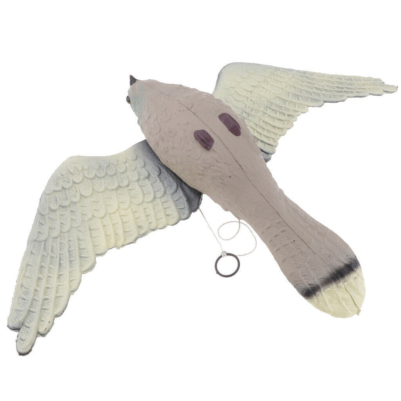 3 Realistic Plastic  Decoy Bird Pigeon Crow Scarer Scarecrow Garden Tree