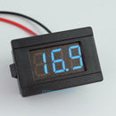 0.36" DC 4.5-120V LED Voltmeter Digital Volt Meter Gauge Car Motorcycle Blue