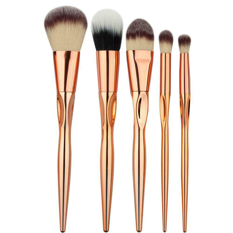 Pro 5pcs Makeup Brushes Set Powder Foundation Eyeshadow Lip Brush Tool A