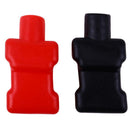 2pcs Car Battery Negative Positive Terminal Covers PVC Insulating Protector