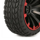 4 Pieces 64mm Rubber On Road Tyre Drift Tires Wheel Rim 12mm Hub for 1/10 HSP