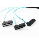 Mini SAS 36P SFF-8087 to 4 SFF-8482 Connectors With SATA Power Cable 0.5M M&