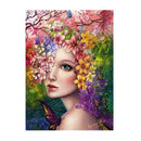 Flower Fairy Painting Embroidery DIY 5D Diamond Cross Stitch Home Crafts