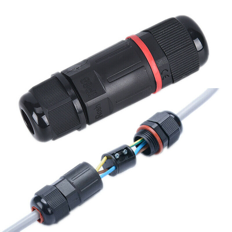 Cable Connector Waterproof IP68 16A Electrical Wire Sealed 3 pin Wire Connec- Gw