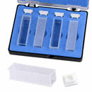 4pcs 3.5ml Optical Quartz Cuvettes 10mm Cuvette Cell E9G5 F9T1 Spectrophoto L2Z1
