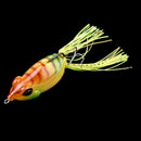 Lure Bass Fishing Hooks Bait Tackle Topwater 5pcs Soft Baits with Box UK