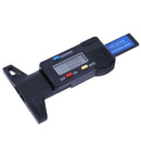 Car Digital Tire Tread Depth Gauge Measurer Caliper LCD Display 0-25.4mm