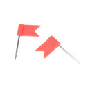 50X Flag Marker Shape Map Pins Cork Notice Board Push Pin Assorted Office  ME