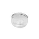 10x Memory Locket Charm 1/2 Globe Glass Pendant Open Bottle Vials Craft 15mm
