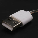 4 Colors Lamps 8cm USB Colorful Light Transparent Cooling Fan 5V CPU Coolin