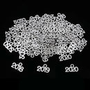 100x Alloy 2019 2020 Charms Pendant Jewelry Making Accessories Findings