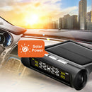 Solar Powered Car Tire Pressure Monitor Alarm Tyre Detection External Sensor
