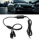 Car Charger Dual USB Female 12V to 5V 3A DC to DC Power Supply Converter For DVR