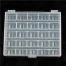 25 Spools Bobbins Sewing Machine Bobbin Case Organizer Storage Clear Box  D B7S9