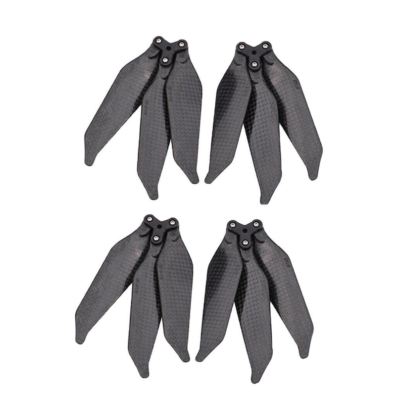 2 Pairs Carbon Fiber Foldable 3-Blade Propeller Compatible for DJI Mavic Pro