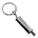 1 Pair Racing Tuning Exhaust tail Pipe Models Key chain Key Chain Ring Key