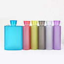 Flat Water Bottle Flat Earth Gift Handbag Water Bottle Notebook Design White