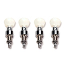 5pcs Banjo Tuner String Tuning Keys Pegs Machine Heads Machine Head Chrome