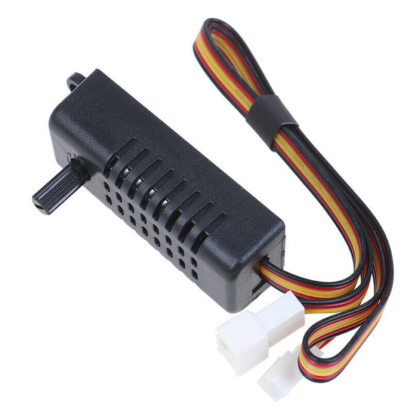 1 way 3pin Fan Speed Controller 5V~12V Regulator Stepless Voltage Gover Rf TE^