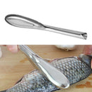 Stainless Steel Fish Scale Remove Cleaning Scaler Scraper Kitchen Peele QPW