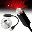 USB Car Atmosphere Lamp Interior Ambient Star Light LED Sky Red Starry Proj I7F8