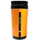 Rechargeable USB Powered Coffee Tea Cup Mug Warmer Automatic Stirring (Yell