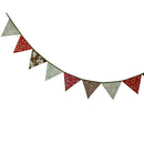 3.2m 12 Flags Retro Floral Flag Banner Pennant Wedding/Birthday Party Decor