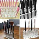 26 Holes Acrylic Clear Cosmetic Makeup Brush Holder For Daily Home Women Us A6N4