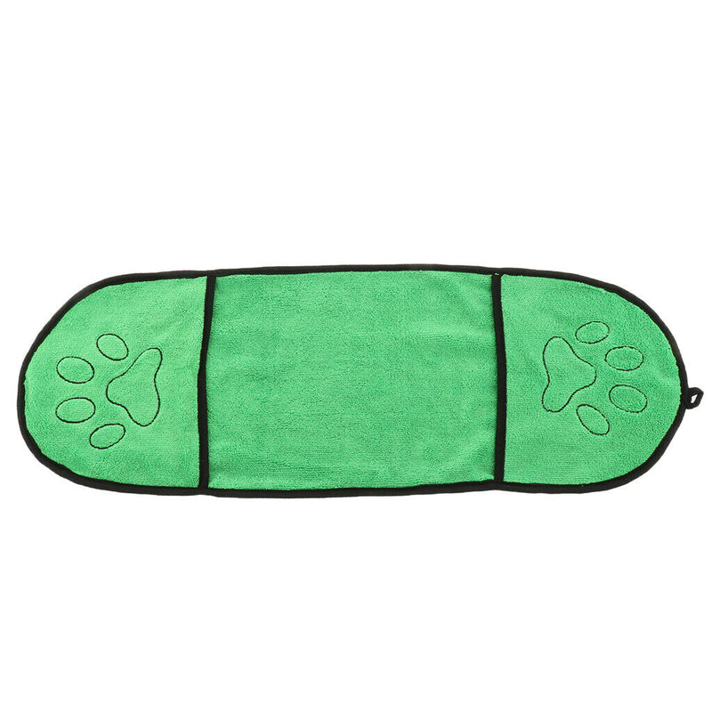 Set of 2 Super Absorbent Dog Drying Towel Microfiber Bath Towel with Hand