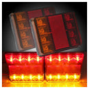 2-Light LED Rear Board Lamps Tail BRAKE STOP INDICATOR LAMP Trailer Truck Lor N8