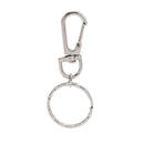 10X 25mm Keyring Ripple Lobster Clasp Keychain Short Chain Split Ring DIY F Hn
