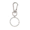 10X 25mm Keyring Ripple Lobster Clasp Keychain Short Chain Split Ring DIY F Hn