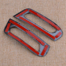 Carbon A Pillar Air Vent Outlet Frame Trim fit for Jeep Grand Cherokee 2011-19