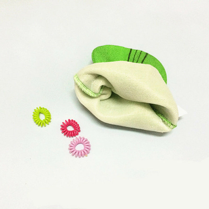 1/2 colors Korean Italy Exfoliating Body-Scrub Glove Towel Green Red 3C