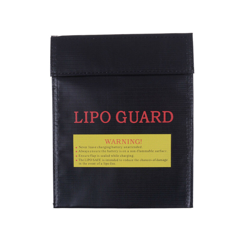 18x23 cm LiPo Polymer Battery Protective Bag Black MO