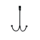 Nail Free Metal Clothes Cabinet Over The Door Kitchen Double Hanger Hanging Hook