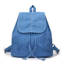 New Canvas Women Backpack Drawstring School Bags For Teenagers Girls Small  U1Z4